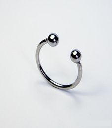 Latest Male Stainless Steel Two Bead Penis Delayed Gonobolia Ring Cock Ring Jewellery Adult BDSM Sex Toy For Glans YSH023686101