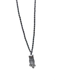 Necklace 2021 Magnetic Hematite Necklace Natural Stone Beads Jewelry For Men Women Owl9132383