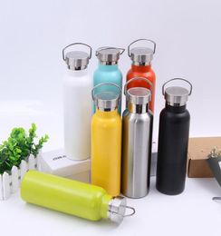 350ML Vacuum Insulation Cup Mug Bottle Sports 304 Stainless Steel Cola Bowling Shape Travel Mugs 7 Colour DHL4939648