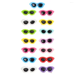 Dog Apparel Sunglasses Hair Clips: 15Pcs Puppy Clips Hairpins Accessories Po Props For Cats Small Medium Dogs ( Mixed Color )