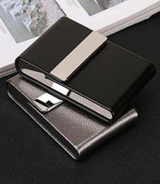 Smoking Accessories Cigarette Case 1 PC Cigar Storage Box Stainless Steel Multifunction Card Cases PU Tobacco Holder GB9572428600