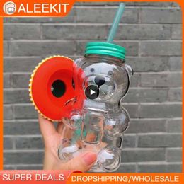 Wine Glasses Bear Cup Fashionable High Quality Material Perfect Gift Uses Lovely Appearance Novelty Pipette Unique Water