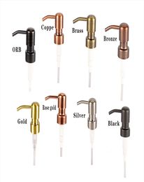 28400 Soap Dispenser Pumps Gold Black Copper Brass Bronze Rust Proof 304 Stainless Steel Liquid Pump for Kitchen Bathroom Jar not8952262