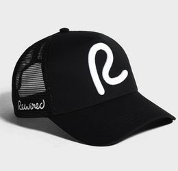 rewired baseball cap men women Rewired R Trucker Cap fashion adjustable cotton hats2922689