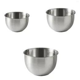 Bowls Mixing Bowl Kitchen Utensils Baking Accessory Space Saving Metal Serving For Cakes Bread Soup Prepping