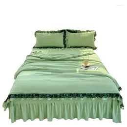 Bedding Sets A-class Double-layer Cotton And Linen Summer Quilt Set Of Four Pieces