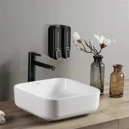 Liquid Soap Dispenser 300ml Wall-mount Shower Bath Gel Shampoo Manual Press Container Bathroom Accessories
