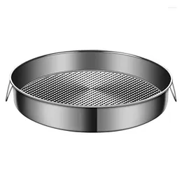 Double Boilers Cake Steamer Pan 304 Stainless Steel Steam Tray Steaming Grid Non-stick Pie Maker Cooking