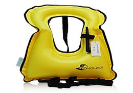 Inflatable Swim Vest Life Jacket for Snorkelling Floating Device Swimming Drifting Surfing Water Sports Life Saving7766843