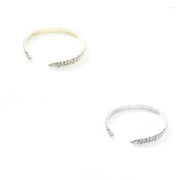 Bangle Upper Arm Cuff For Women Teens Armlet Bracelets Girls Flexible Summer Jewellery Diamante