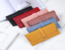 Long Pu Leather Wallet For Girl Ladies Purse Card Wallets Coin Purse Fashion Women Money Clips Multicard Clutch Purse4236808