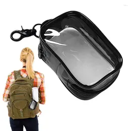 Storage Bags Mini Clear Bag Portable Multifunctional Transparent Charging Cable For Stationary Keychain Travel Home