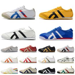 Hot Tiger Mexico 66 Lifestyle Running Shoes Woman Men Sneakers Black White Blue Yellow Beige Low Plateforme Trainers Loafer luxury Designer Sneakers