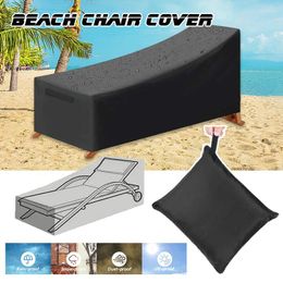 Chair Covers Garden Patio Chaise Lounge Cover Waterproof Sunlounger Outdoor Beach Anti-UV Dustproof Lawn Furniture