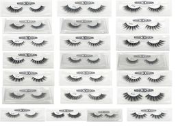 3D False Eyelashes 22 Styles Handmade Beauty Thick Long Soft Lashes Fake Eye Lash Eyelash Gift Box Package 3001217 a421060735