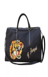 Tiger pattern whole nylon travel Duffle Bag Womens Gym Sports Bagfoldable sport duffel bag waterproof travel gym duffle bag8932767