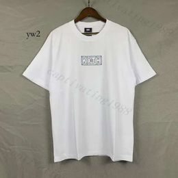 kith Designer T Shirt short sleeve Luxury Major brand Rap Classic Hip Hop Male Singer Wrld Tokyo Shibuya Retro Street Fashion Brand T-shirt 0a2b
