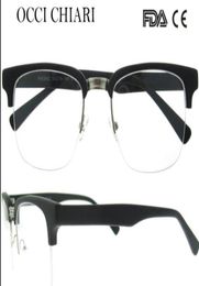 Whole Retro Men Metal Black Thick Half Rim Eye Glasses Frames Optical Eyeglasses Myopia Spectacles WCOLMO6227829