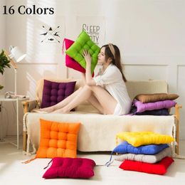 Pillow Solid Chair Cotton Square Stool Backrest Home Office Computer Protective Mat Seat Pad Buttocks