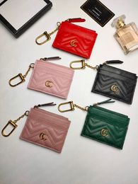 Designer Credit ID Card Holder Purse Luxury Sheepskin Leather Wallet Money Bags Cardholder Case Men Women Fashion Mini Cards Bag designer card holder