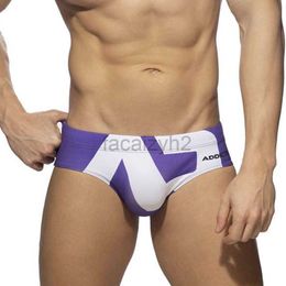 Underpants 5 Pack Herren Boxer Briefs Baumwolle Unterwäsche modische Männer Schwimmstämme Unterwäsche sexy dünne Nylon Scharf konvex