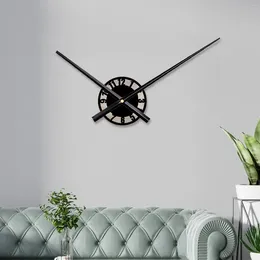 Wall Clocks Modern Clock Fashion DIY Movement Silent Sweep Hanging For Indoor School Living Room Bedroom Home