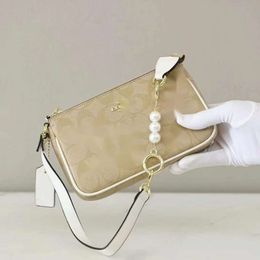 Women Fashion Tabby Shoulder Bag Top Quality Designer Bag Luxury Shoulder Pearl Mahjong Bag Classic Old Flower Versatile Shoulder Handheld Crossbody Underarm Bag