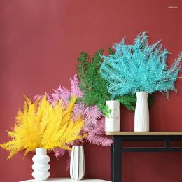 Decorative Flowers Colourful Fern Leaf Natural Dried Flower Home Decoration Table Wedding DIY Eternal Bouquet Goods For And Comfort