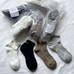 Men's Socks Wtaps Japan made xishanche socks tooling trend latitude male and female couples medium tube pure cotton 3 pairs