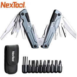 NexTool Sailor Pro 14In1 MultiFunction Tools Folding Pliers Camping Hiking Portable Scissors Opener Screwdriver Multitool Saw 240510