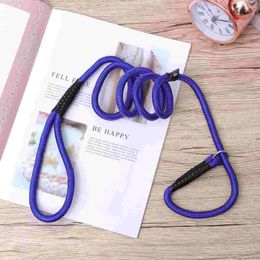 Dog Collars 150cm Durable Pet Nylon Adjustable Loop Training Leash Lead Collar Traction Rope (Blue)