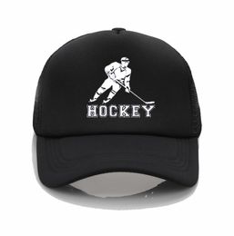 Fashion hats Skull Hockey printing baseball cap Men women Summer Caps New sun hat7666895