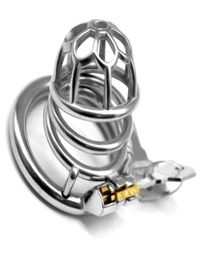 2020 New Style Stainless Steel Hollow Chasity Devices Round Cockrings Super Long Cock Cage Penis Cage Sex Toys for Men G264C T20079072917