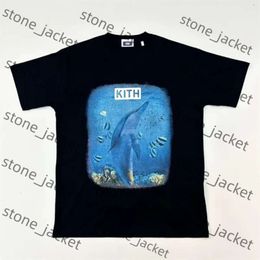 kith t shirt mens designer t shirts tee workout shirts for men oversized t shirts 100%cotton tshirts kith vintage short sleeve 5991