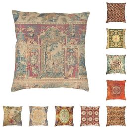 Pillow Antique Antwerp Grotesques Tapestry 16th Cover 45x45cm Home Decorative Printing Aubusson Bohemian Throw