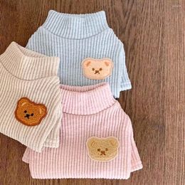 Dog Apparel Pet Clothes Spring Autumn Fashion Cartoon Pullover Small Cute Desinger Cat Soft Knitwear Yorkshire Maltese Chihuahua