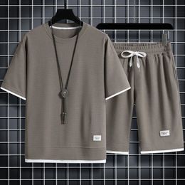 Brand High Quality Long Lasting Shirt Set Sports Suit Casual Comfortable Fashion Male Men Shorts Soft Stylish 240422