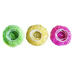 Bowls 60 Pack Bowl Covers Colourful Reusable Stretchy Storage Plastic Outdoor Picnic Home Plate