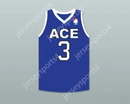 CUSTOM NAY Mens Youth/Kids RUG 3 ACE FAMILY CHARITY BLUE BASKETBALL JERSEY TOP Stitched S-6XL