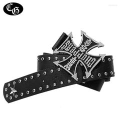 Belts Punk Belt Cross For Women Vintage Harajuku Western Cowboy Star Waist Y2K Female Cinturones Para Mujer2320346