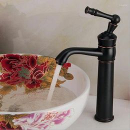 Bathroom Sink Faucets Vidric Oil Rubbed Bronze Basin Faucet And Cold Water Mixer Tap Pagoda-shaped