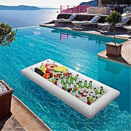 Plates Inflatable Serving Bars Ice Buffet Salad Trays Drink Holder Cooler Containers Indoor Outdoor BBQ Picnic Pool Party