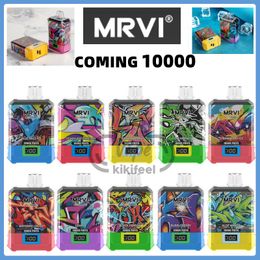 dispose Original MRVI COMING 10000 e cigarette 19ml prefilled pomegranate banana fruit juice 650mah cart battery fast ship puff bars muha meds