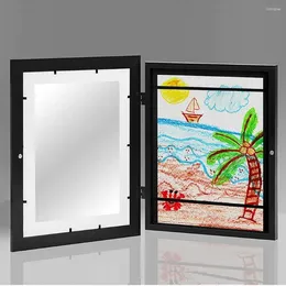 Frames Changeable Unique Design Art-Work Picture Display Magnetic Home Decor Art Po Frame Oil Painting Desktop Ornaments