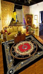 Black white gray gold Marble pattern carpet custom made floor mat plush printing rug for living room bedroom mats7410798