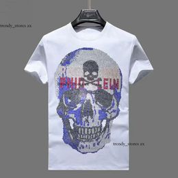 Pleins Designer Fashion Men's Tshirtss Kull T New Models Top Letters Printing Philips Plain Luxury Pattern Sleeve Tee Mens Tops Fashion Loose Tees Apparel Clothes 541