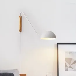 Wall Lamp Glass Sconces Light Gooseneck Antique Bathroom Lighting Lampen Modern Led Switch