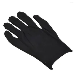 Disposable Gloves 1pcs Cotton Machine Lock 18-21CM Ergonomic Design High-quality Outdoor Soft Work Black