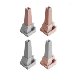 Candle Holders Concrete Incense Burner Geometric Building Stick Insert Mold Creative Candlestick Stand Holder For Home Office G2AB
