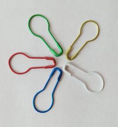 1000 pcs metal calabash shaped safety pin yellow red blue white green 5 colors for option9431212